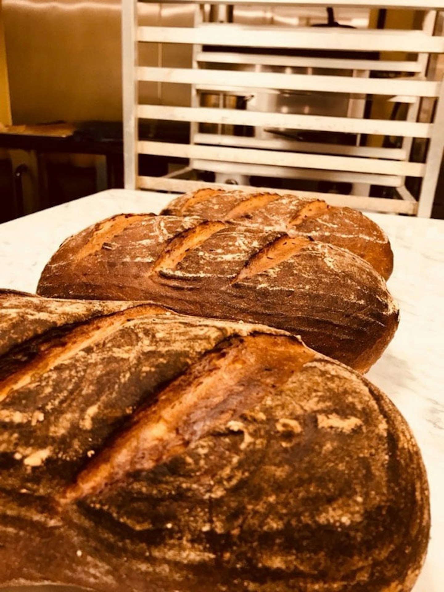 Fresh Baked Rustic Multigrain Bread Bakery Coffee Little River Roasting